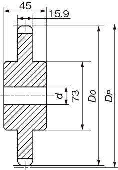 TPS형체인용스프라켓