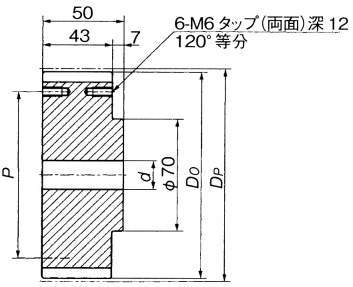 TT형체인용스프라켓