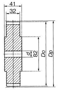 TTU형체인용스프라켓