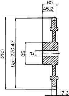 TO·TU형체인용스프라켓