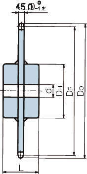 RS240 스프라켓 1C타입