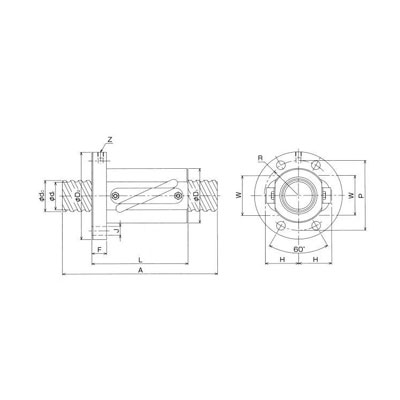 일반산업용볼나사 R2시리즈(하이리드고속형)