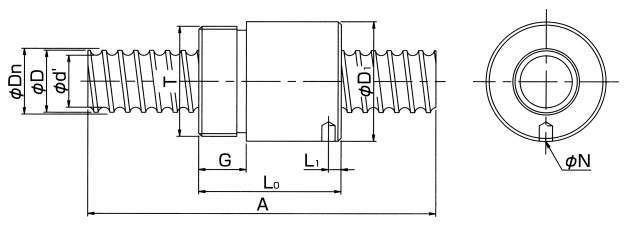 정밀전조볼나사 SD시리즈(무예압)