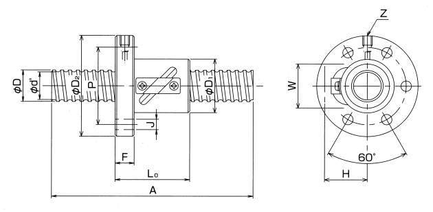 정밀전조볼나사 RGF시리즈(무예압)