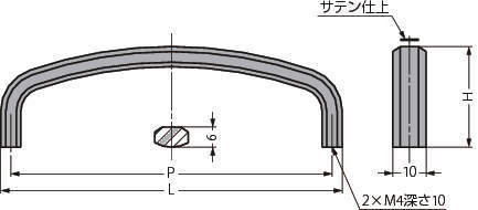 스테인레스강제  핸들 XL-JSR형