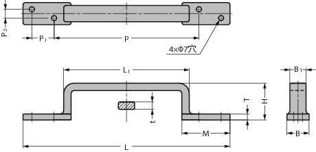 스테인레스강제  마감핸들 FT-S형 대형타입