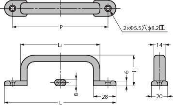 스테인레스강제  핸들 EC-Y형