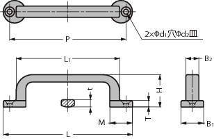 스테인레스강제  마감핸들 FT형 싱글홀사양