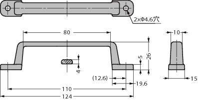 스테인레스강제  핸들 FT-110S