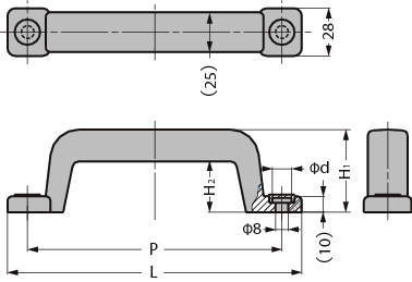 철심들이플라스틱핸들 WB-900404·WB-900405