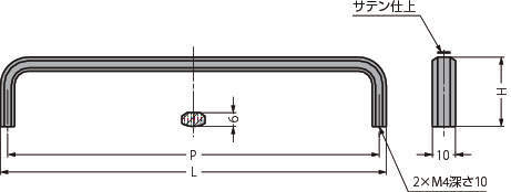 스테인레스강제  핸들 XL-JS형
