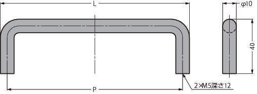 스테인레스강제  핸들 14-3812형
