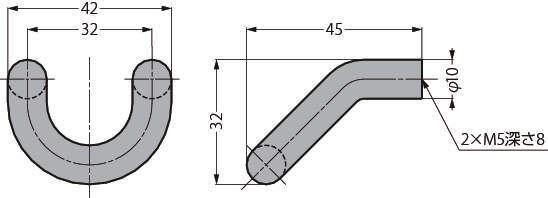 스테인레스강제  핸들 14-3852-02-041