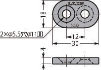핸들용브라켓 AS-H30