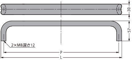 알미늄합금제핸들 213-0515형