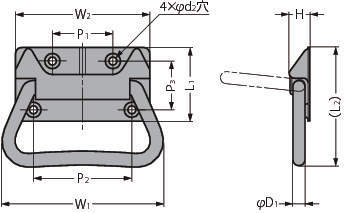 트렁크핸들 TO형