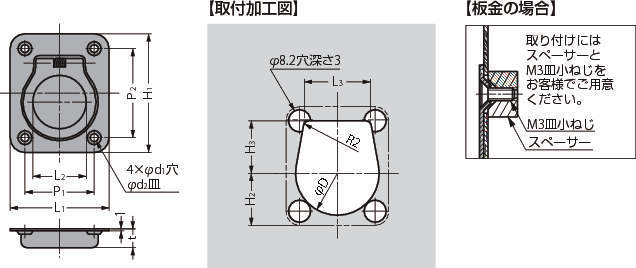 스테인레스강제  핸들 980641·980642
