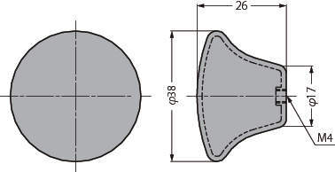 스테인레스강제  손잡이 RS-38S