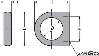 스테인레스강제  D형 손고리 SD형