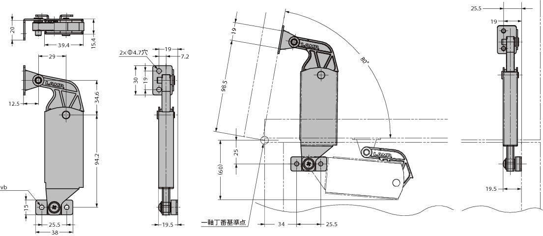스테인레스강제 스프링스테이 S-AT형