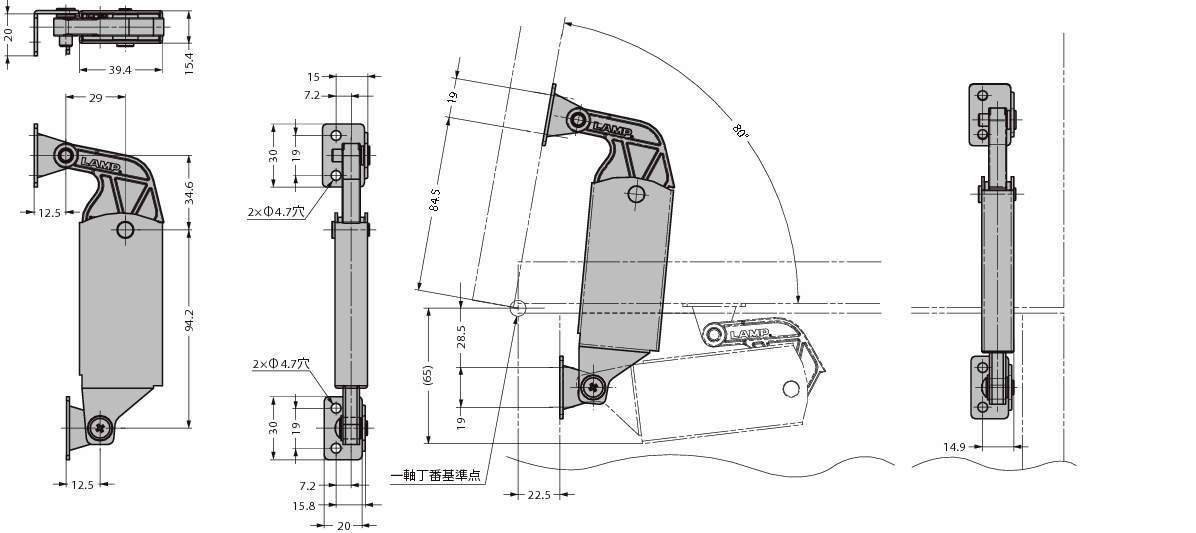 스테인레스강제 스프링스테이 S-AT형