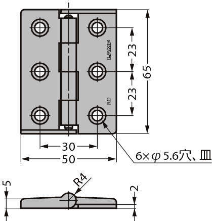 스테인레스강제 가드리브힌지 HG-BF1