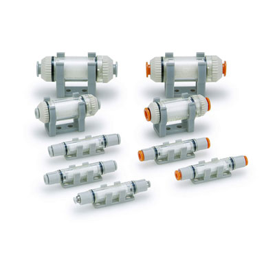 에어석션필터／인라인타입(원터치관피팅붙이 )　ZFC시리즈