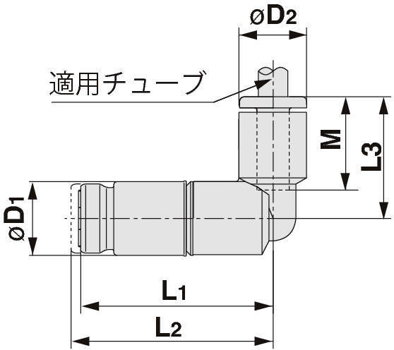 S커플러 KK시리즈 원터치관피팅붙이 엘보타입