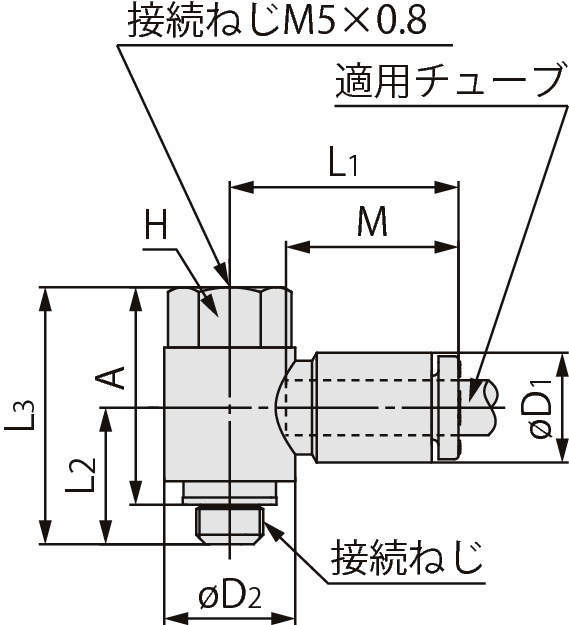 유니버셜암엘보 KQ2VF(가스켓씰)