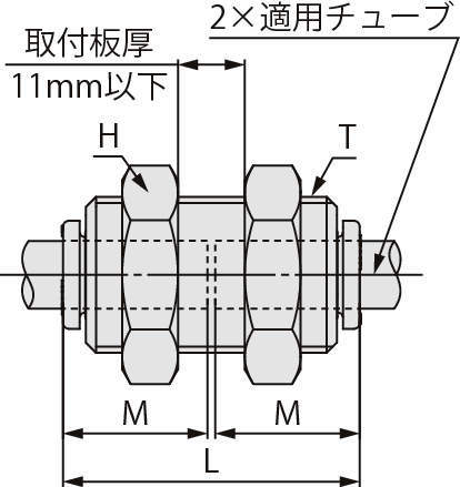 격벽용유니온 KQ2E(KQ호환타입)