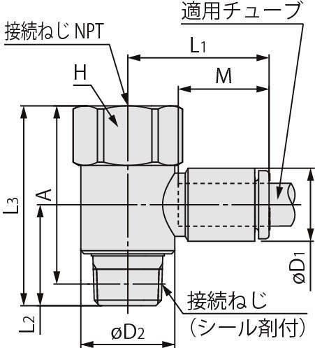 유니버셜암엘보 KQ2VF(씰제)