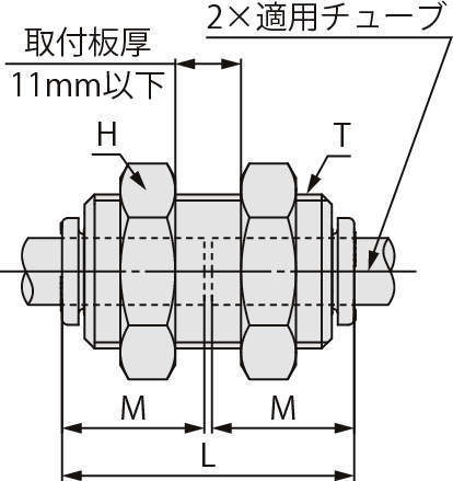 격벽용유니온 KQ2E(KQ호환타입)