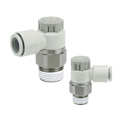 원터치관피팅붙이 스피드콘트롤러 엘보타입(R, NPT)