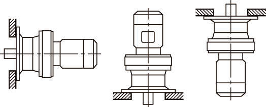 사이크로감속기 6000시리즈 3상모터직결형(취부방향자유·취부대있음)