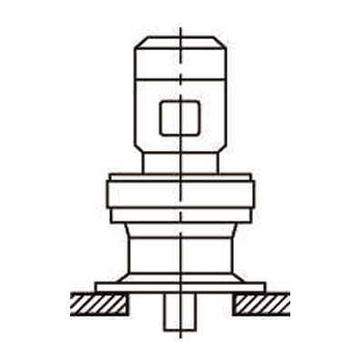 사이크로감속기 6000SK시리즈 3상모터직결형(수직·취부대있음)