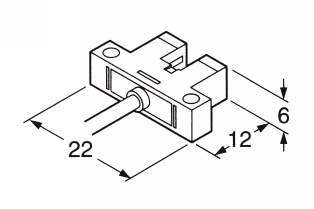 초소형·ㄷ자형형마이크로포토센서(앰프내장) PM-24시리즈