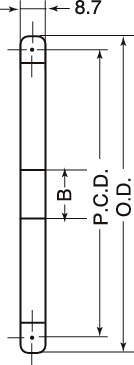 M50 스프라켓 1열A형
