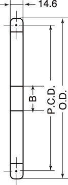 M80 스프라켓 1열A형