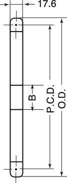 M100 스프라켓 1열A형