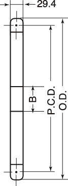 M160 스프라켓 1열A형