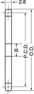 410 스프라켓 1열A형
