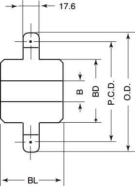 M100 스프라켓 1열C형