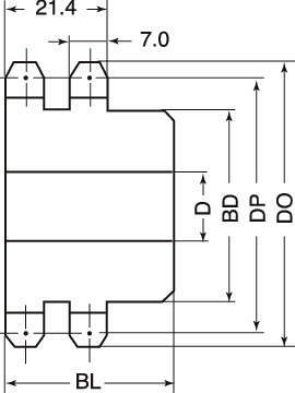M40 스프라켓 2열신B형