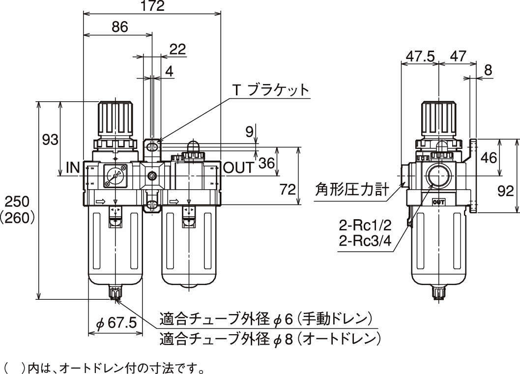 에처콘트롤유니트／2점세트 MKL2시리즈