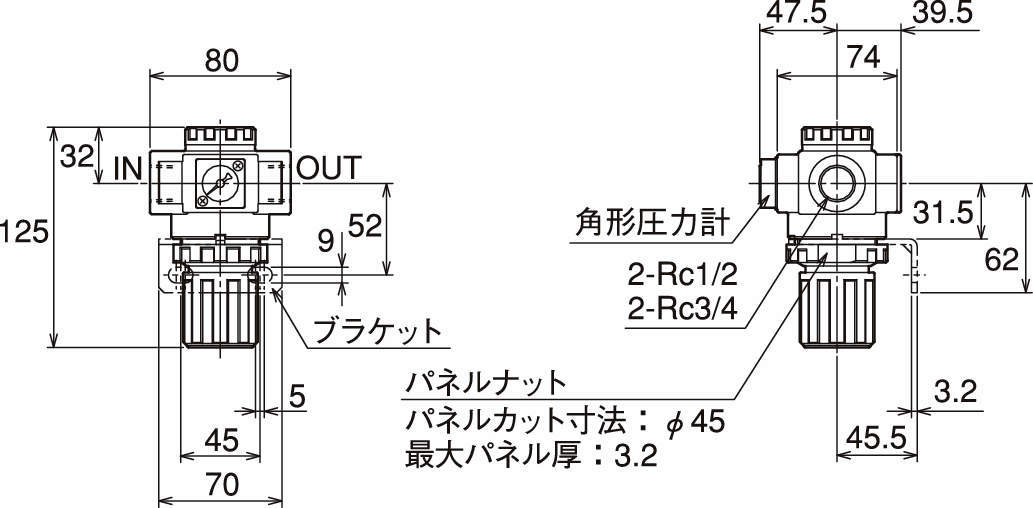 에어레귤레이터 MRV2시리즈