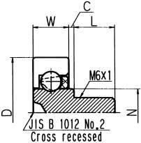 수지베어링 D시리즈 DR-B(외주플랫·나사축타입)
