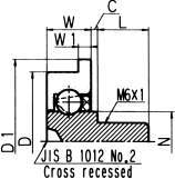 수지베어링 D시리즈 DF(한쪽플랜지)