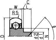 수지베어링 D시리즈 DO(외주볼록R)