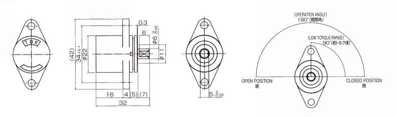 로터리댐퍼 TD38시리즈