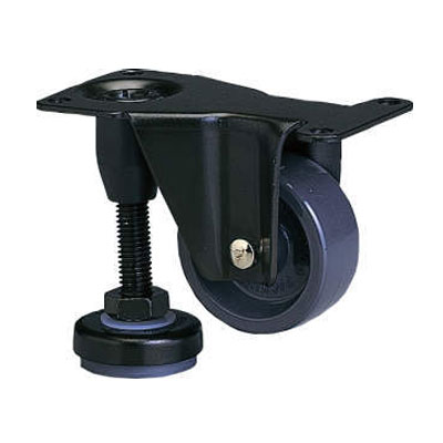 600AF-N 고정형 A·F(어저스터풋)부착 나일론차륜